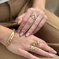 ANILLO FLOWER CUBIC
