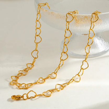 COLLAR HEARTS ESLABONES