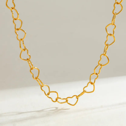 COLLAR HEARTS ESLABONES