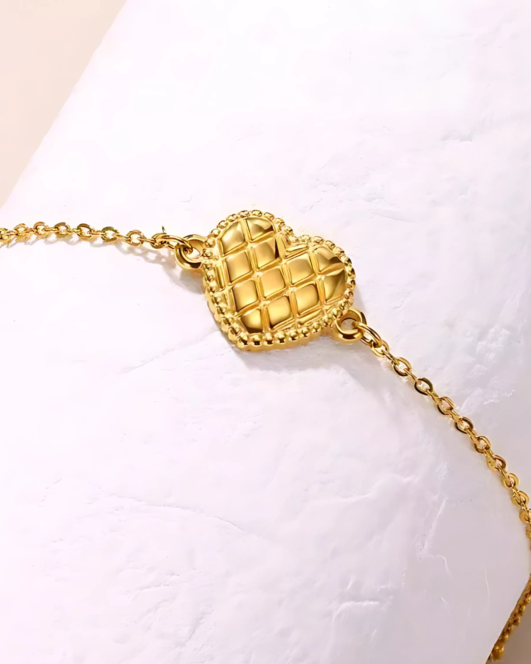 PULSERA CORAZON TEXTURA