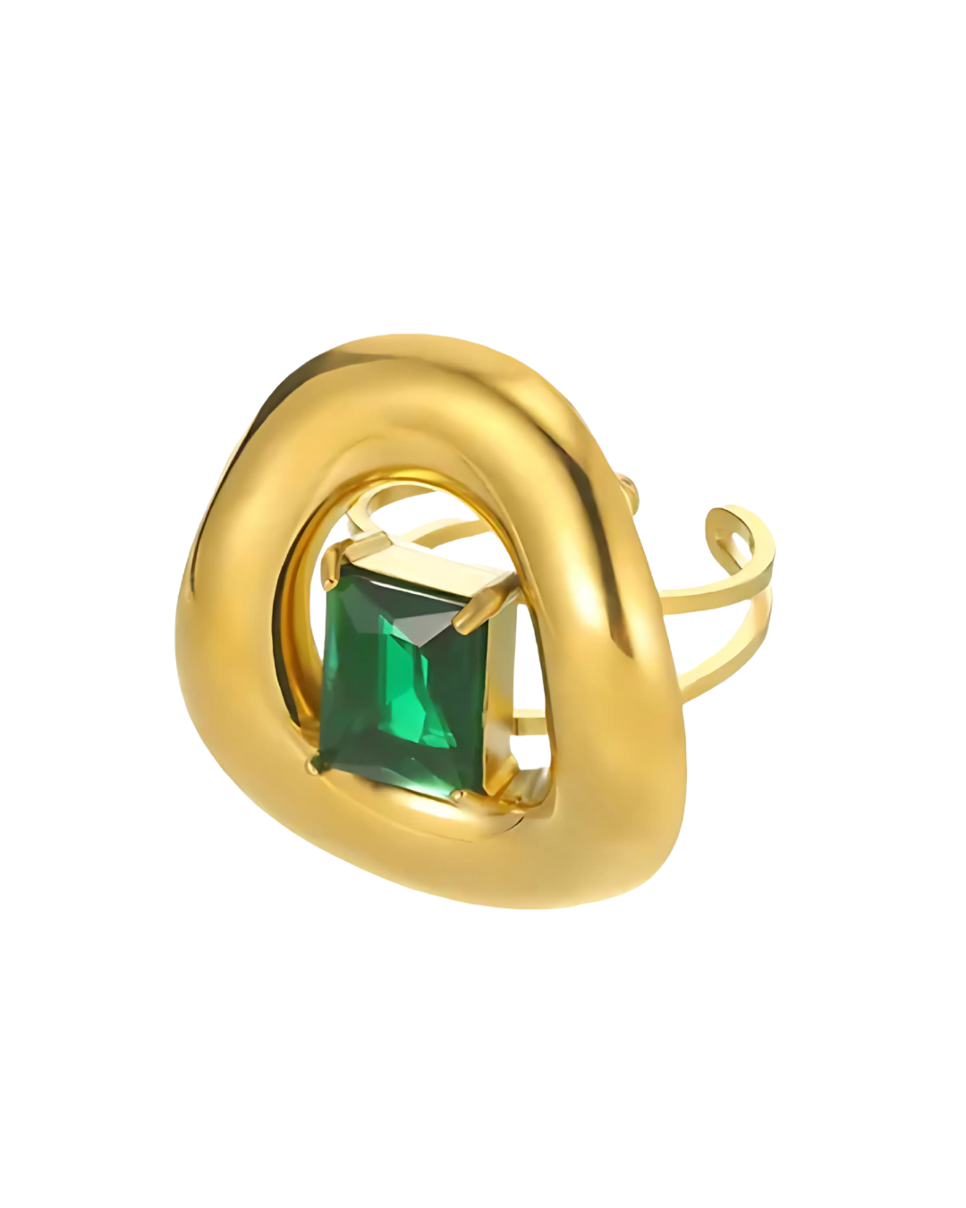 ANILLO FAKE SOMILLA ESMERALDA