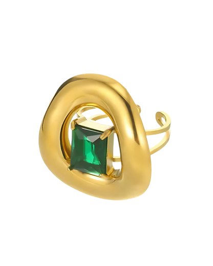 ANILLO FAKE SOMILLA ESMERALDA