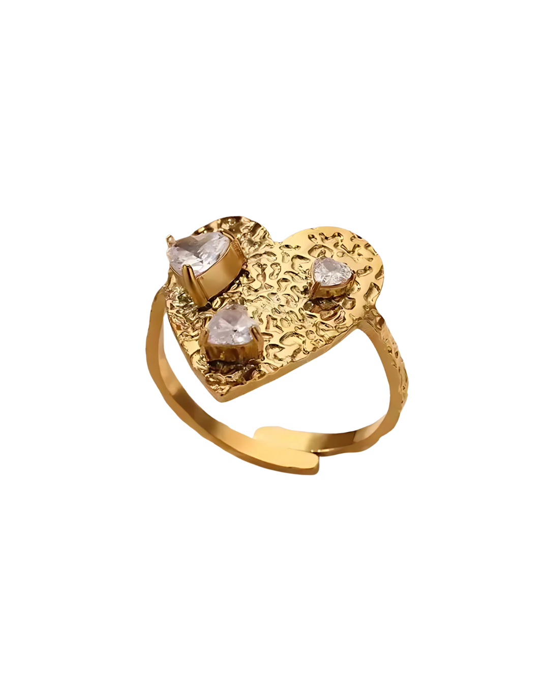ANILLO CORAZON TRIPLE CUBIC