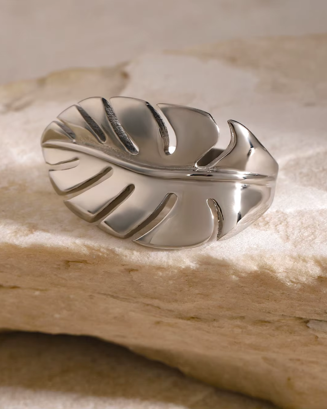 ANILLO LEAFS SILVER