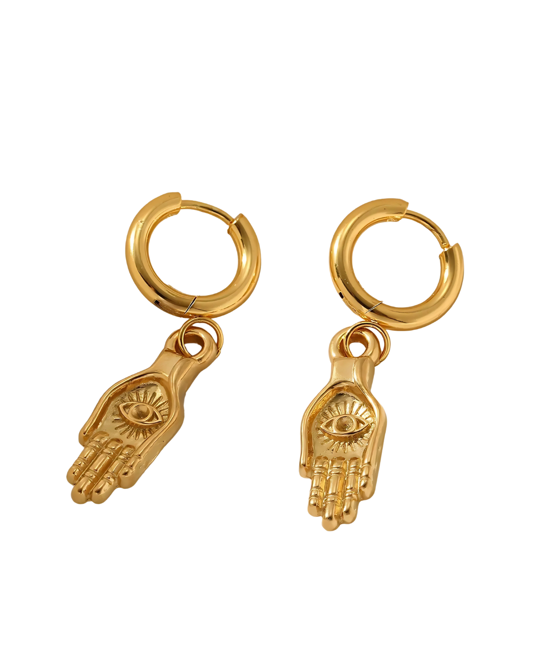 AROS HOOPS HANDS GOLD