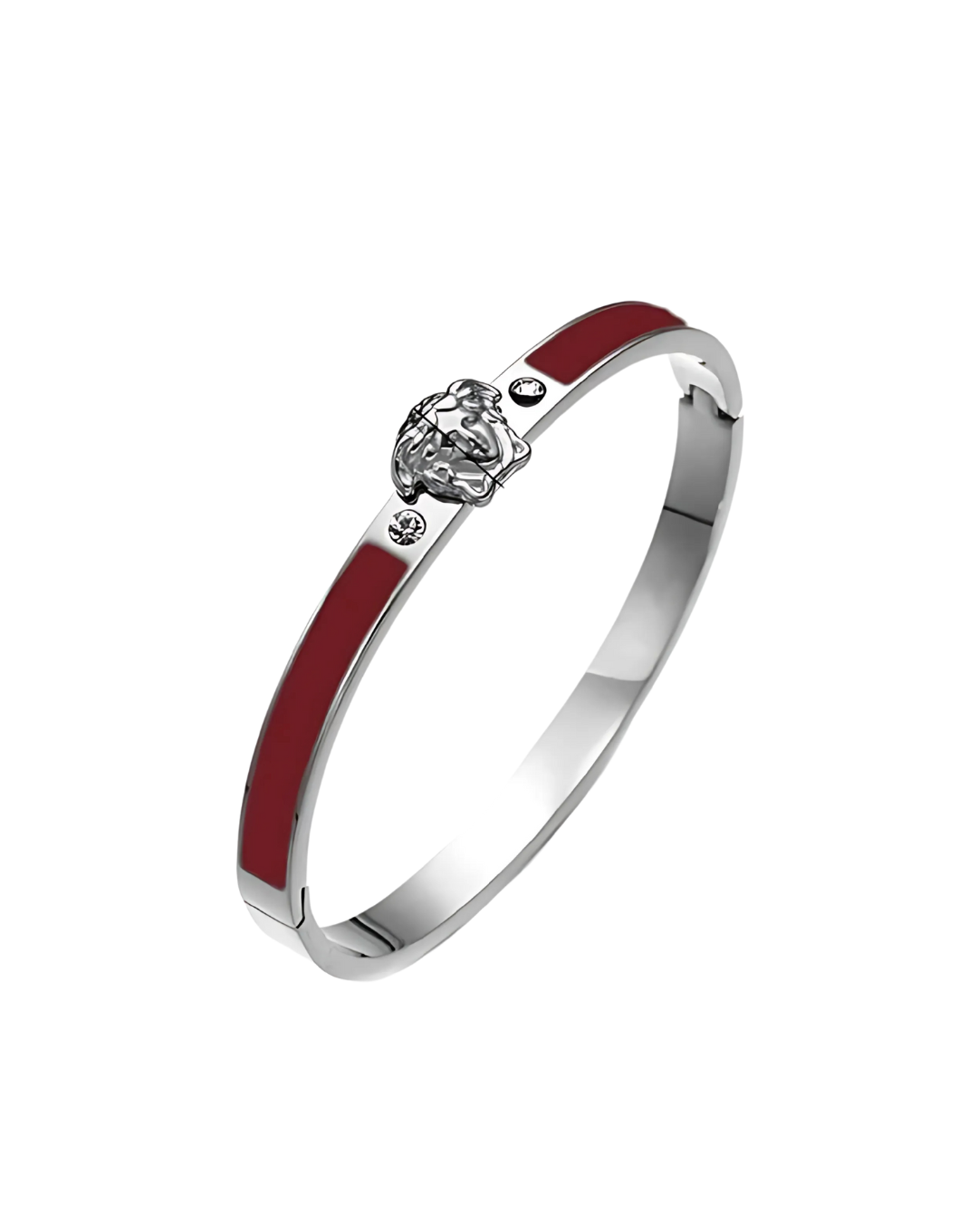 ESCLAVA VERSACE RED SILVER
