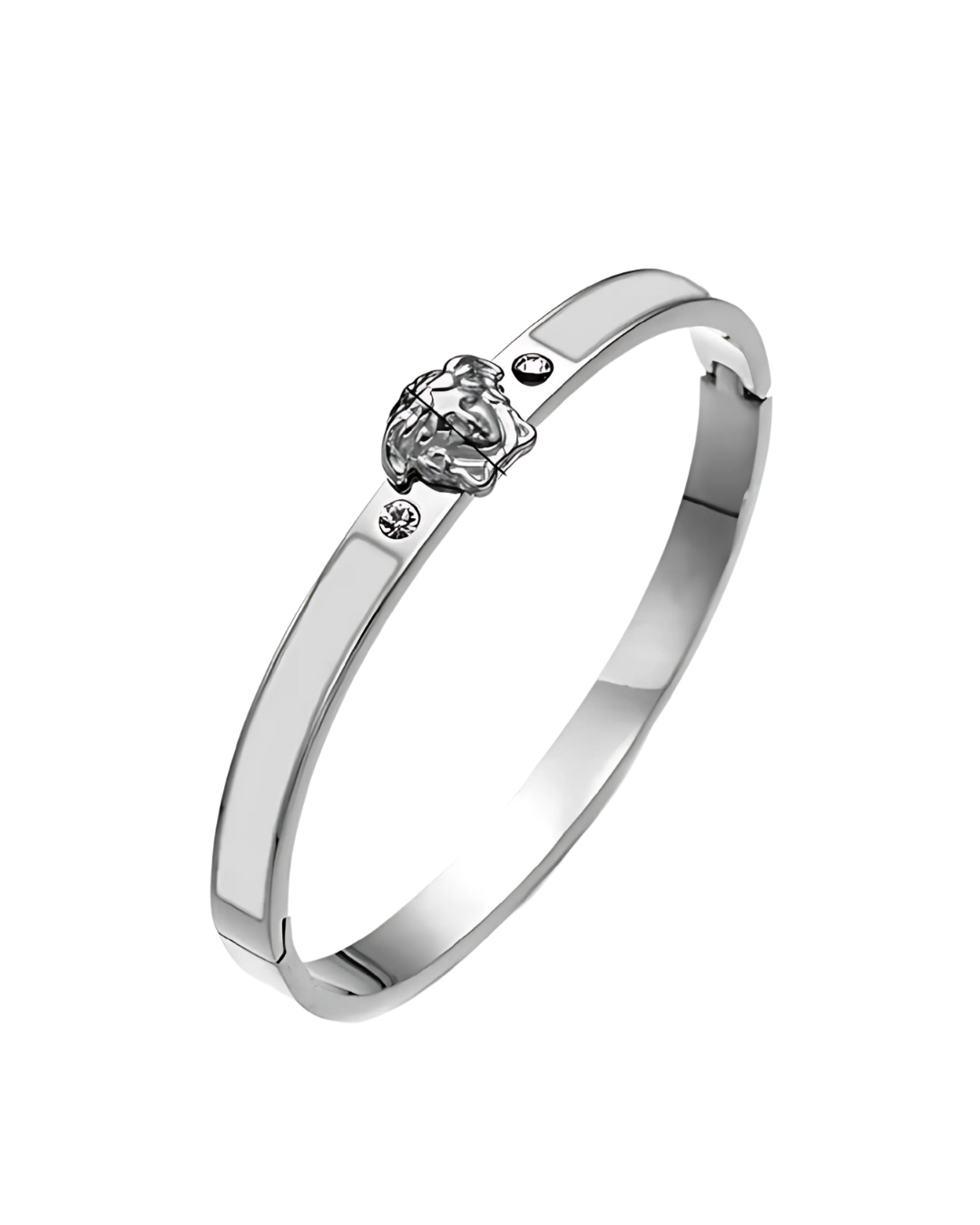 ESCLAVA VERSACE WHITE SILVER