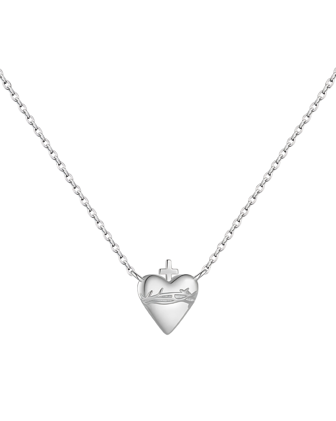 COLLAR HEARTBREAKER SILVER