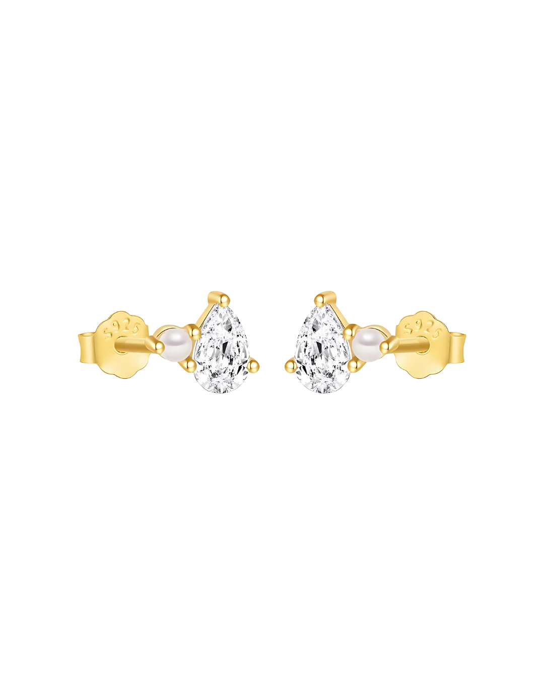 AROS WATER DROP PEARL GOLD