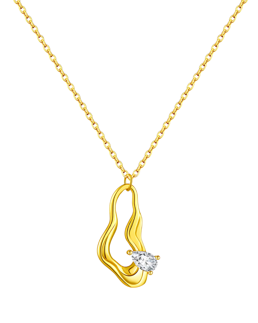 COLLAR IRREGULAR GOLD