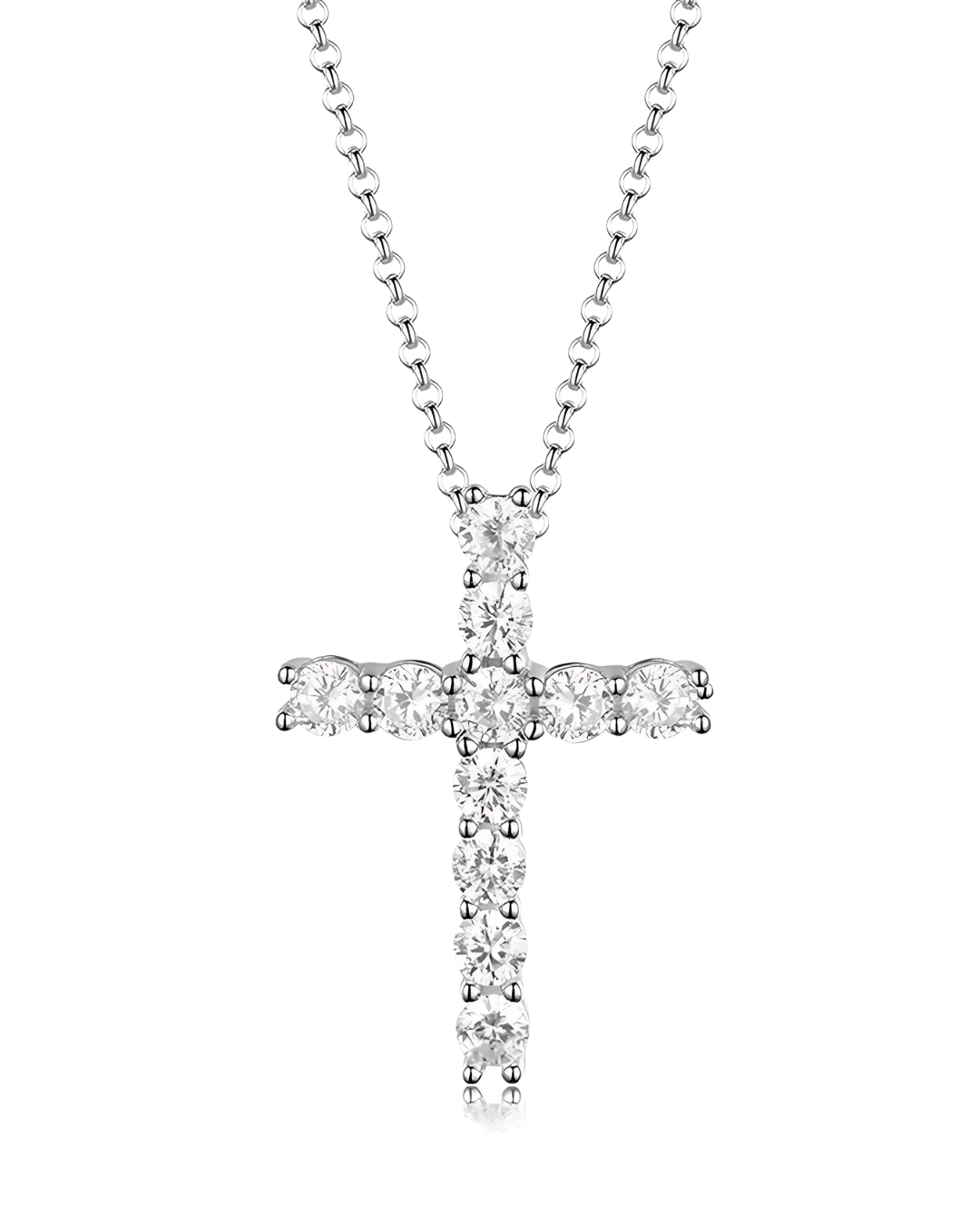 COLLAR CRUZ SILVER