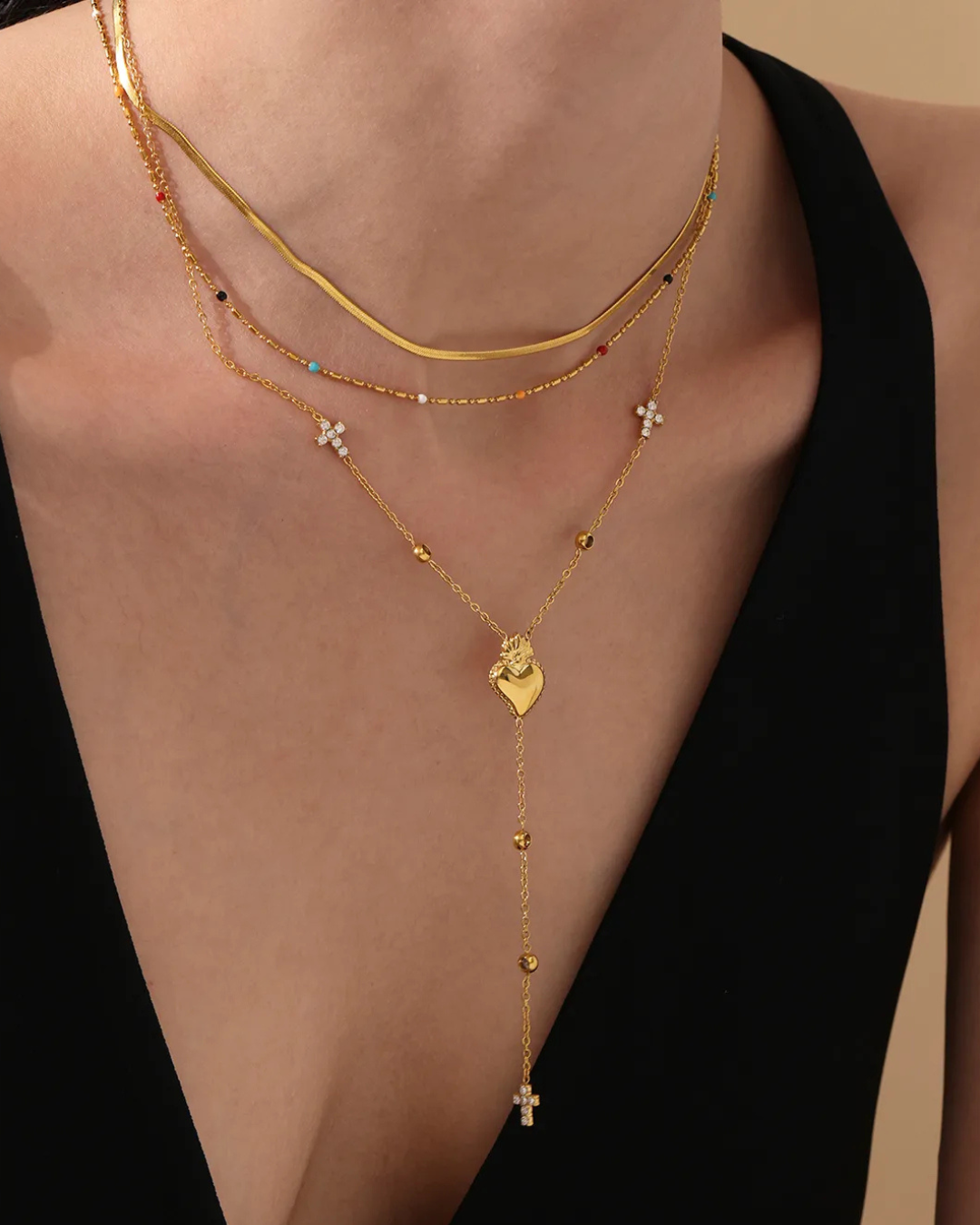 COLLAR CORBATERO SPICY GOLD