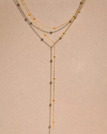 COLLAR DOBLE CORBATERO FINO BALLS