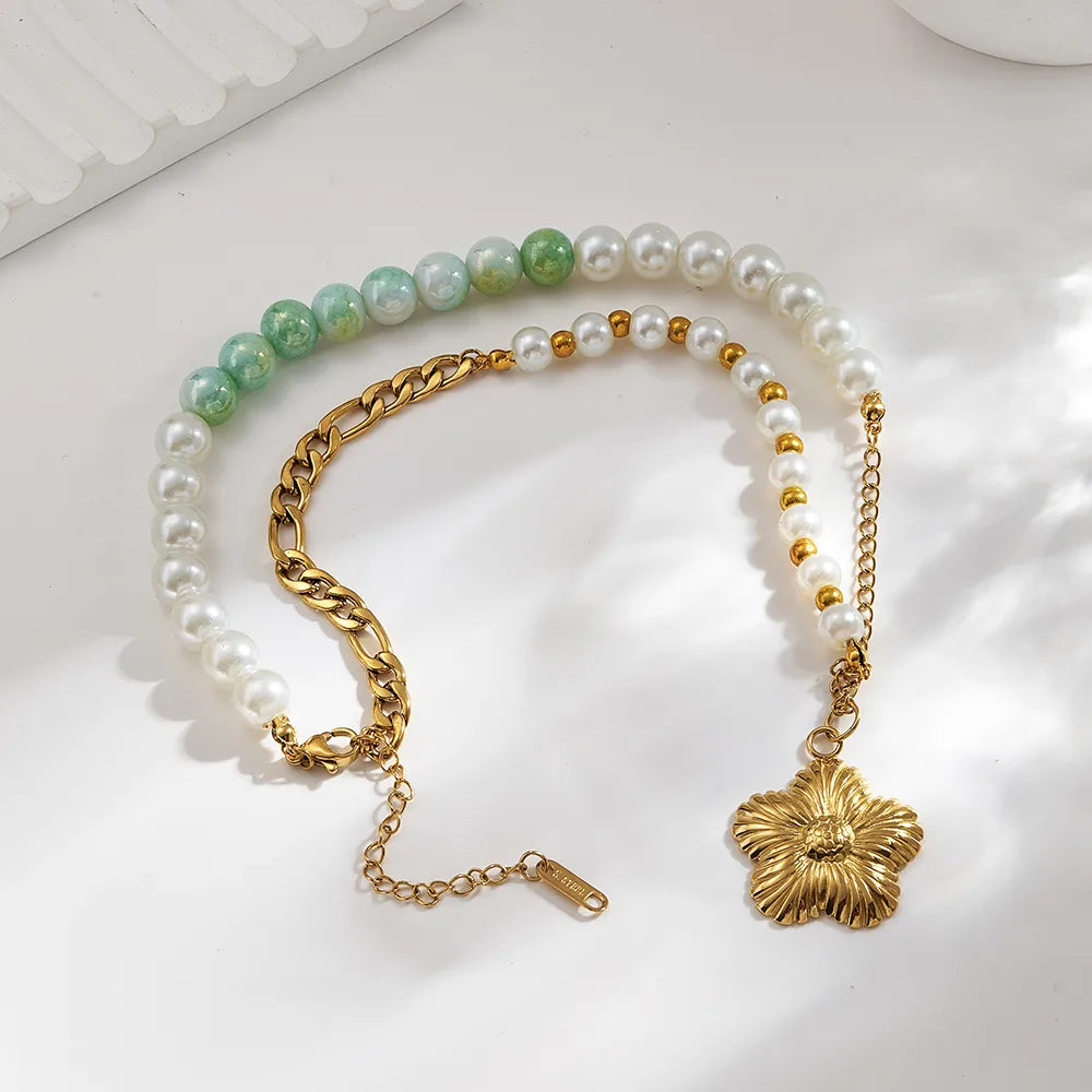 COLLAR FLOWER GREENY