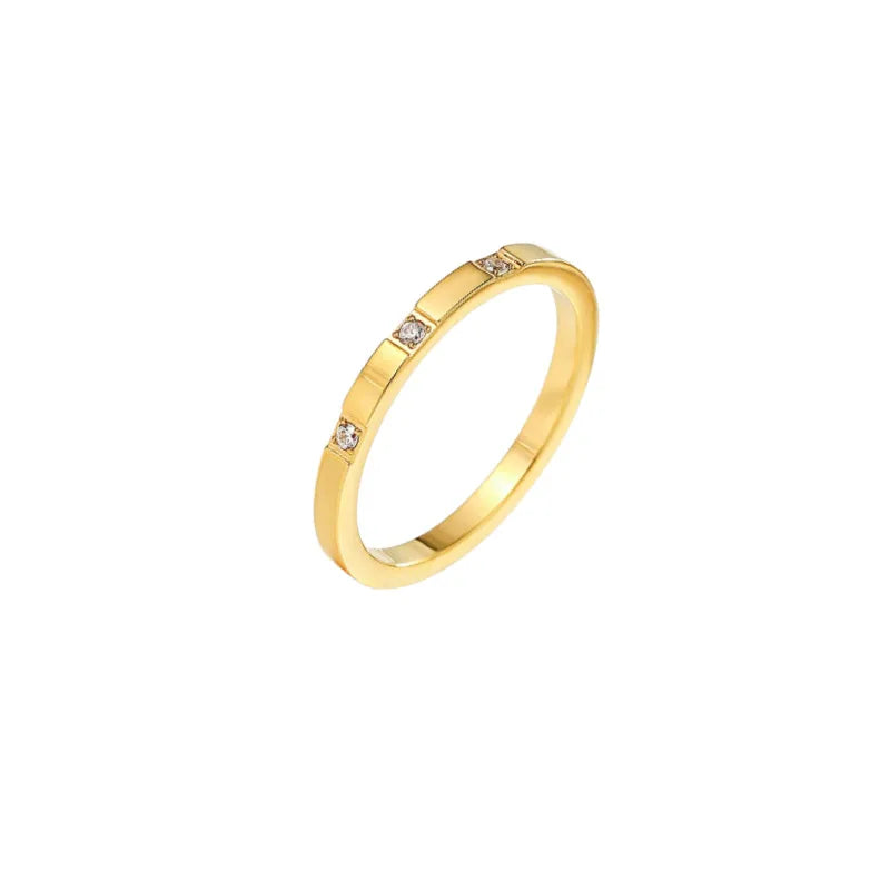 ANILLO FINITO TRES BRILLOS SEPARADOS