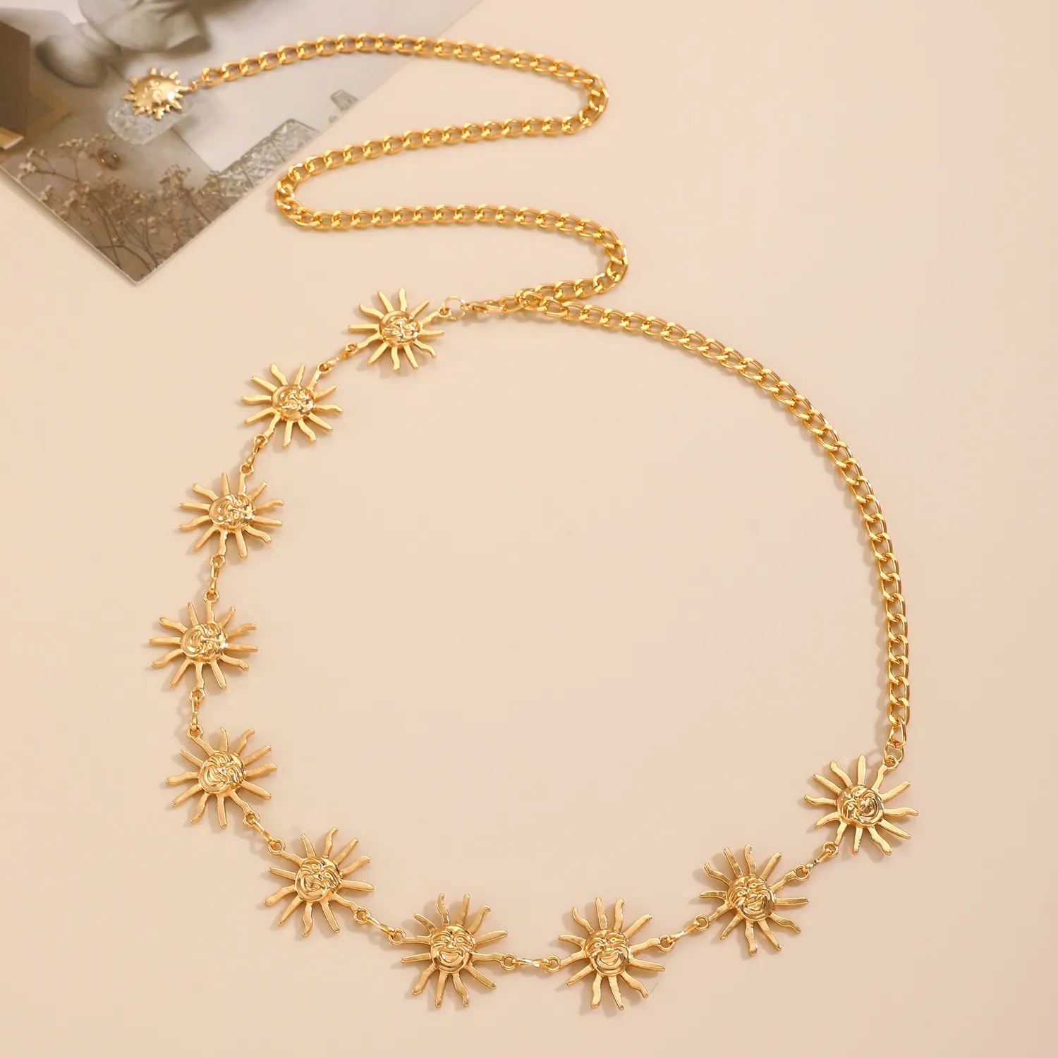 BELLY CHAIN THE SUN GOLD