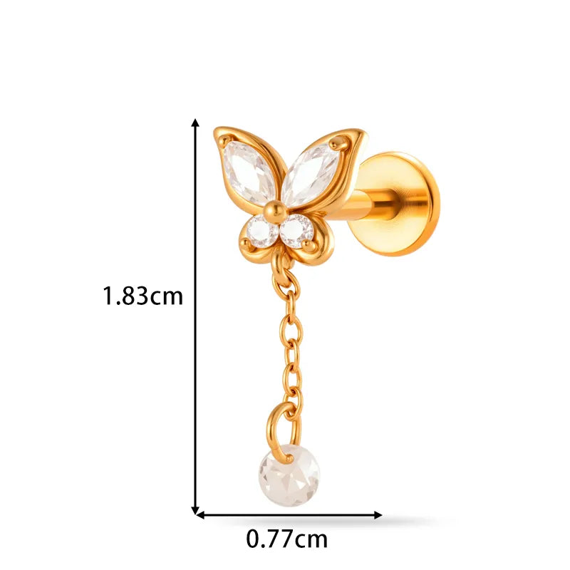 PIERCING MARIPOSA CHARMIE GOLD