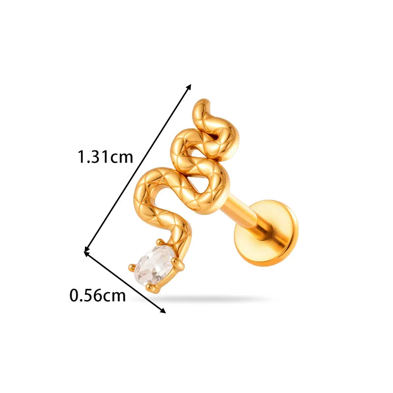 PIERCING SNAKE GOLD
