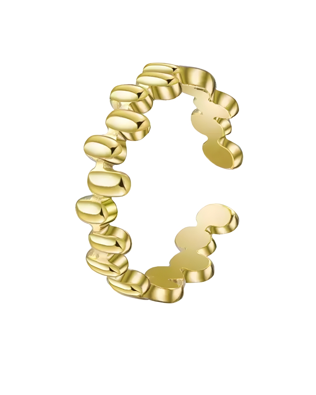 ANILLO BOLITAS IRREGULARES GOLD