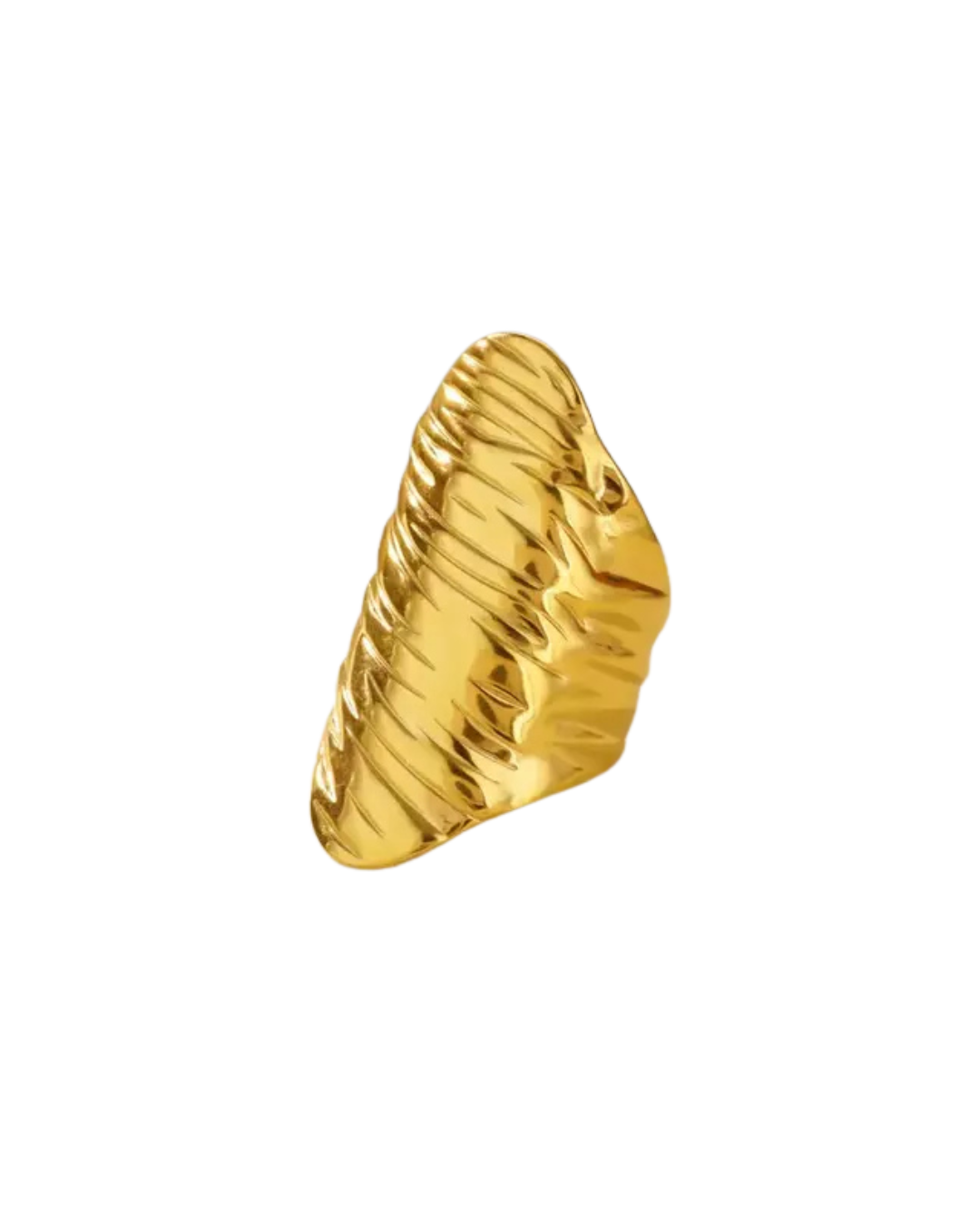 ANILLO CAMERUN TRAMADO GOLD