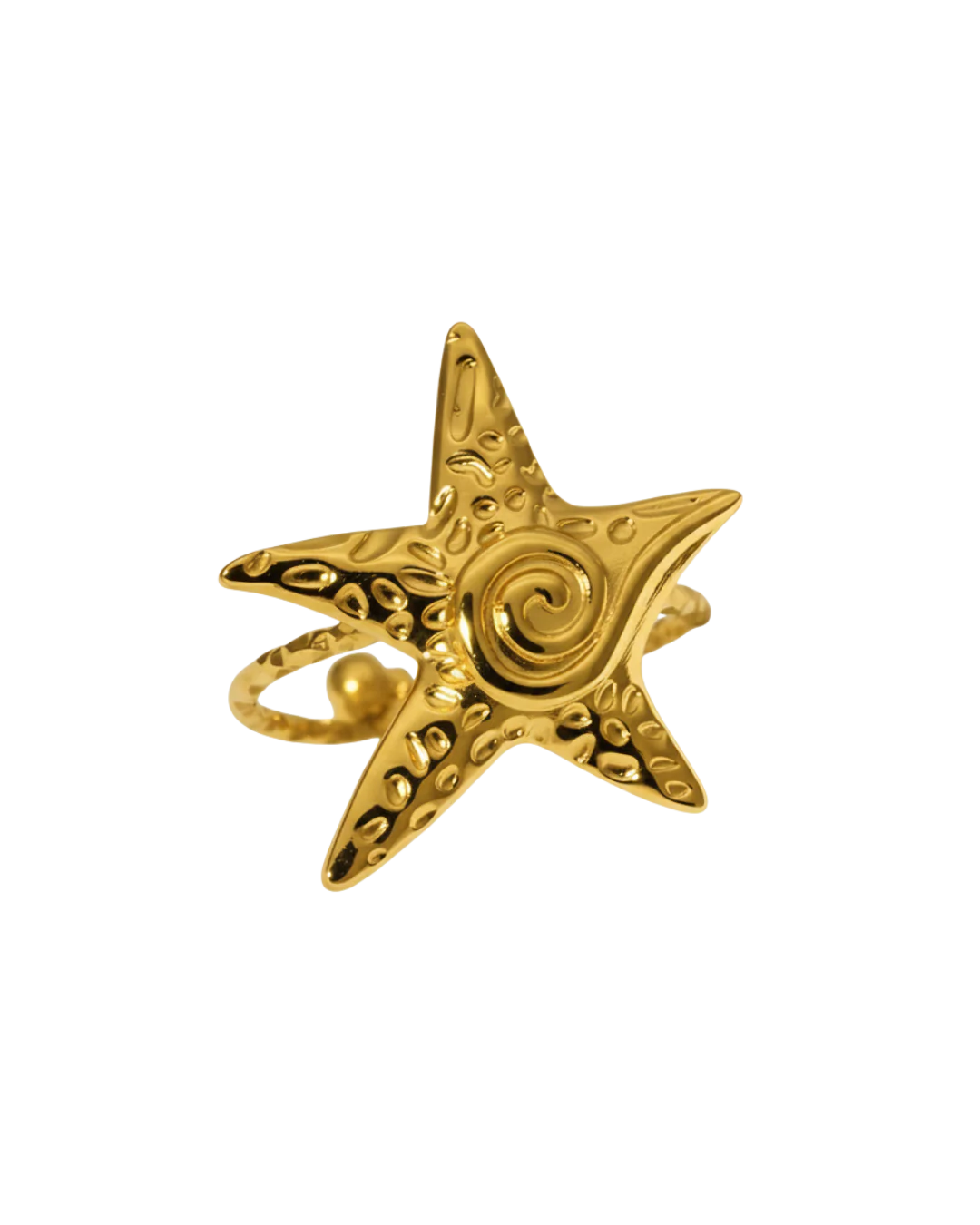 ANILLO ESTRELLA DE MAR GOLD