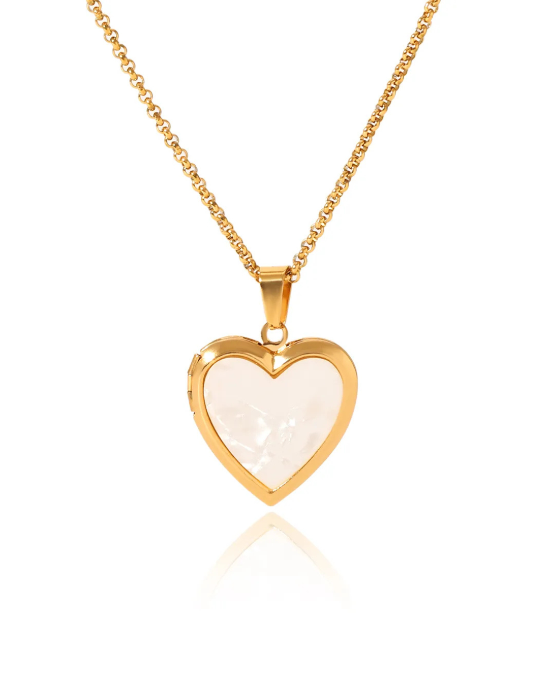COLLAR RELICARIO HEART NACAR