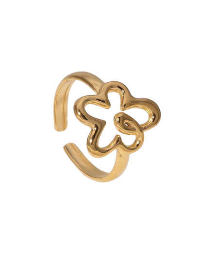 ANILLO FLOWER GOLD