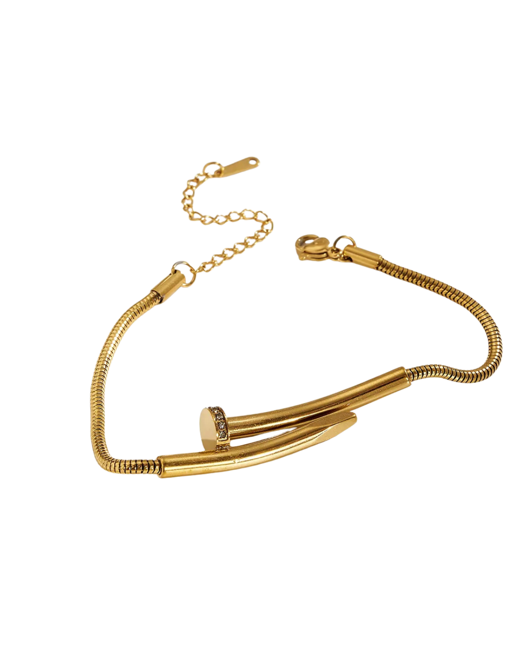 PULSERA CLAVO GOLD