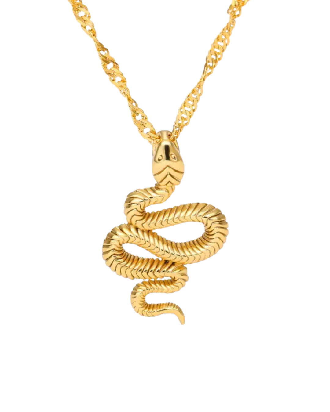 COLLAR SNAKE CLASSY GOLD