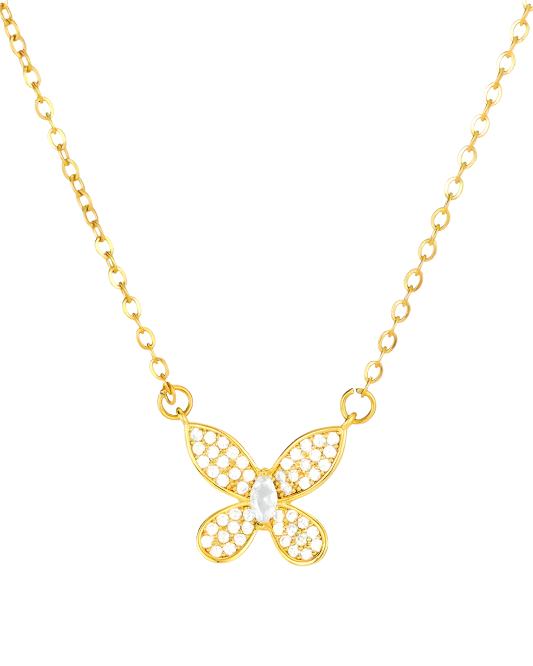 COLLAR MARIPOSA CUBIC