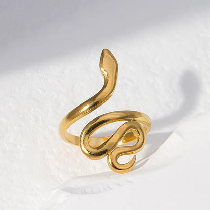 ANILLO SNAKE GOLD