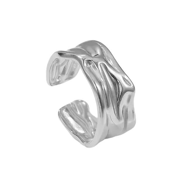 ANILLO BIG PINKY SILVER