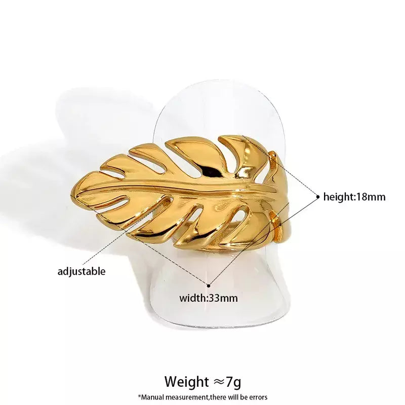 ANILLO LEAFS GOLD