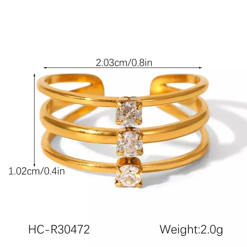 ANILLO TRIPLETO GOLD