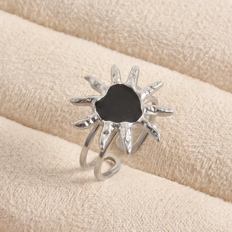 ANILLO FRIDA BLACK SILVER