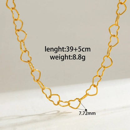 COLLAR HEARTS ESLABONES