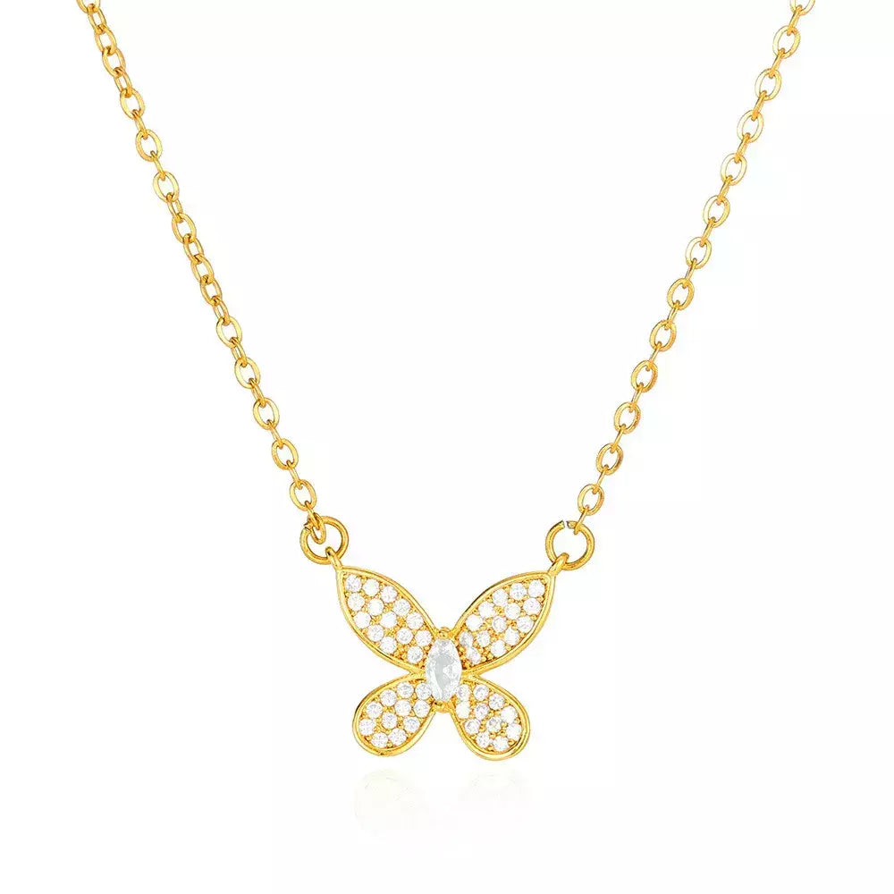 COLLAR MARIPOSA CUBIC
